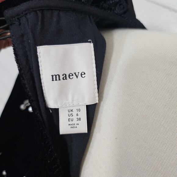 Anthropologie's Maeve Short-Sleeve Embellished Velvet Mini Dress - Picture 11 of 14